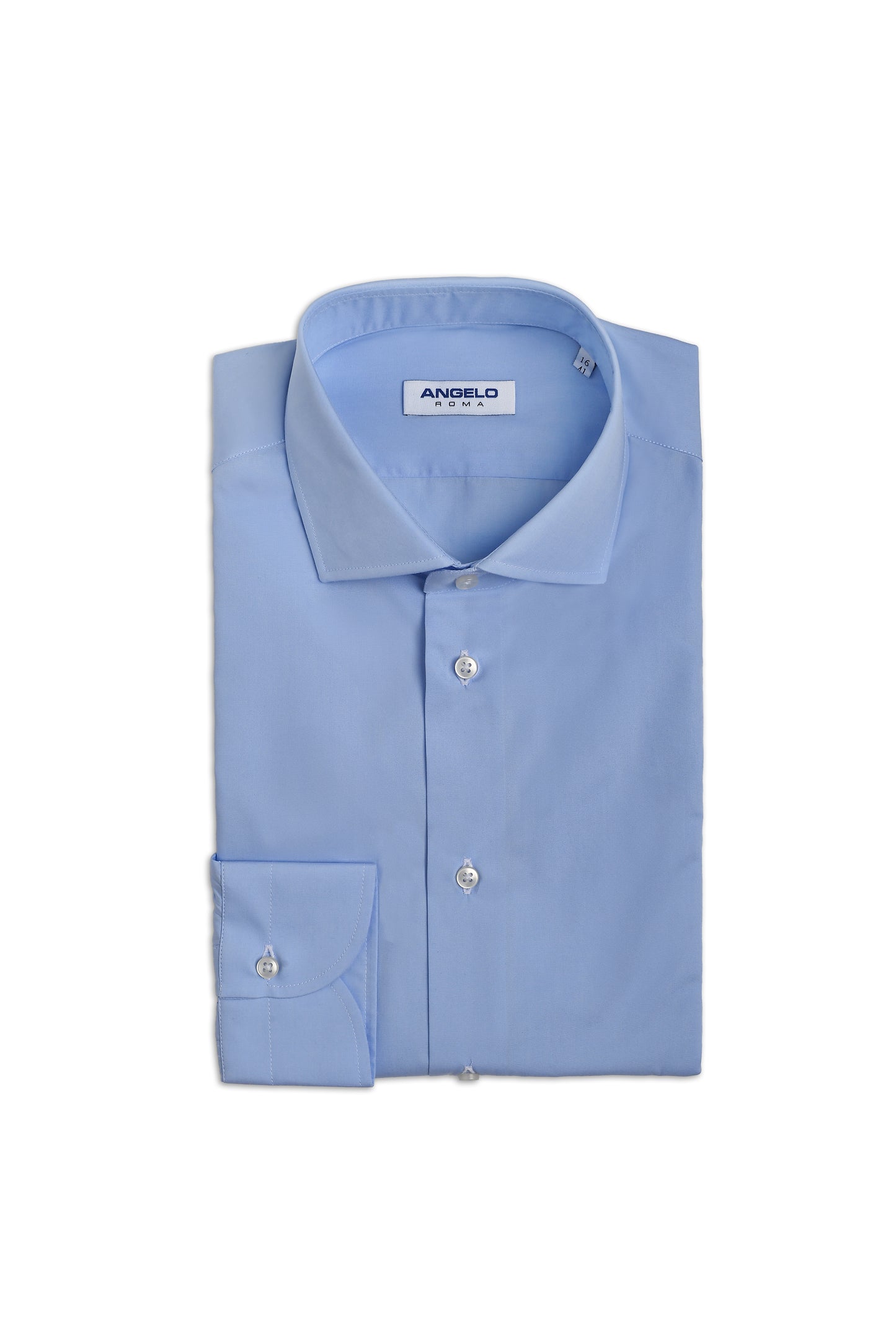 Camicia cotone celeste