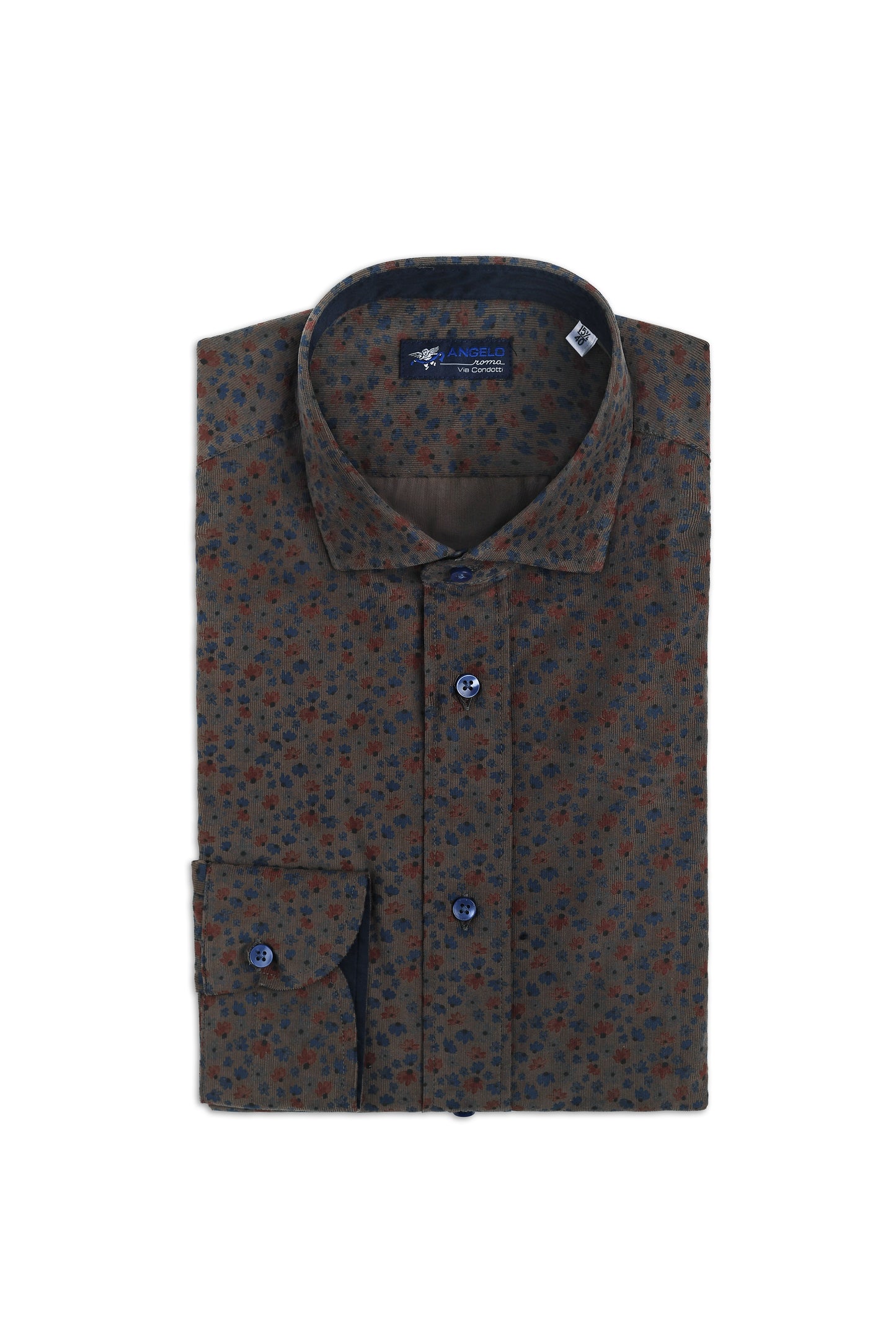 Camicia velluto stampato