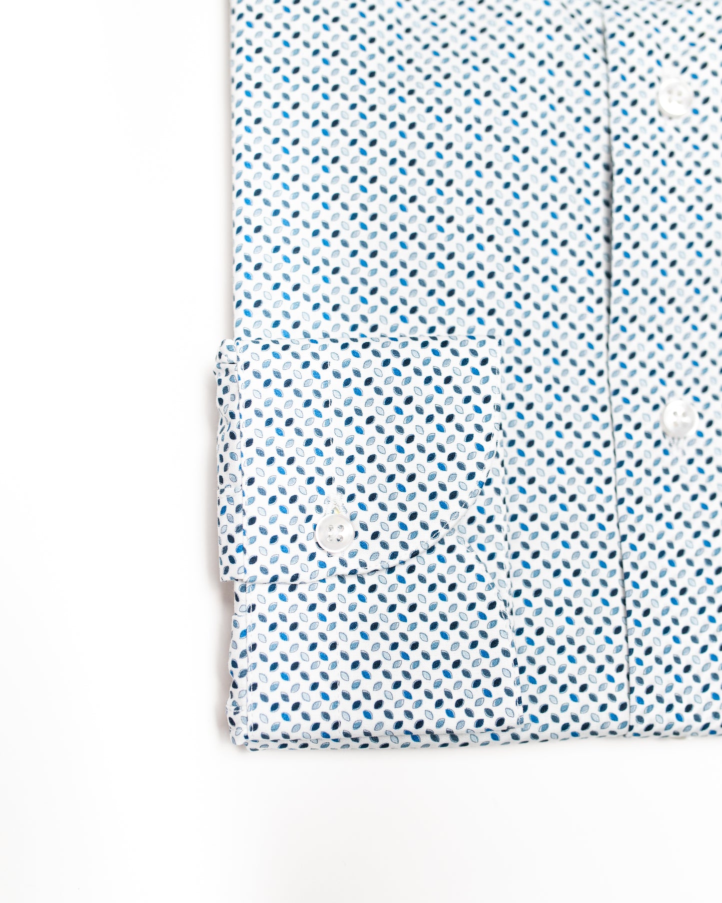 Camicia cotone microfantasia