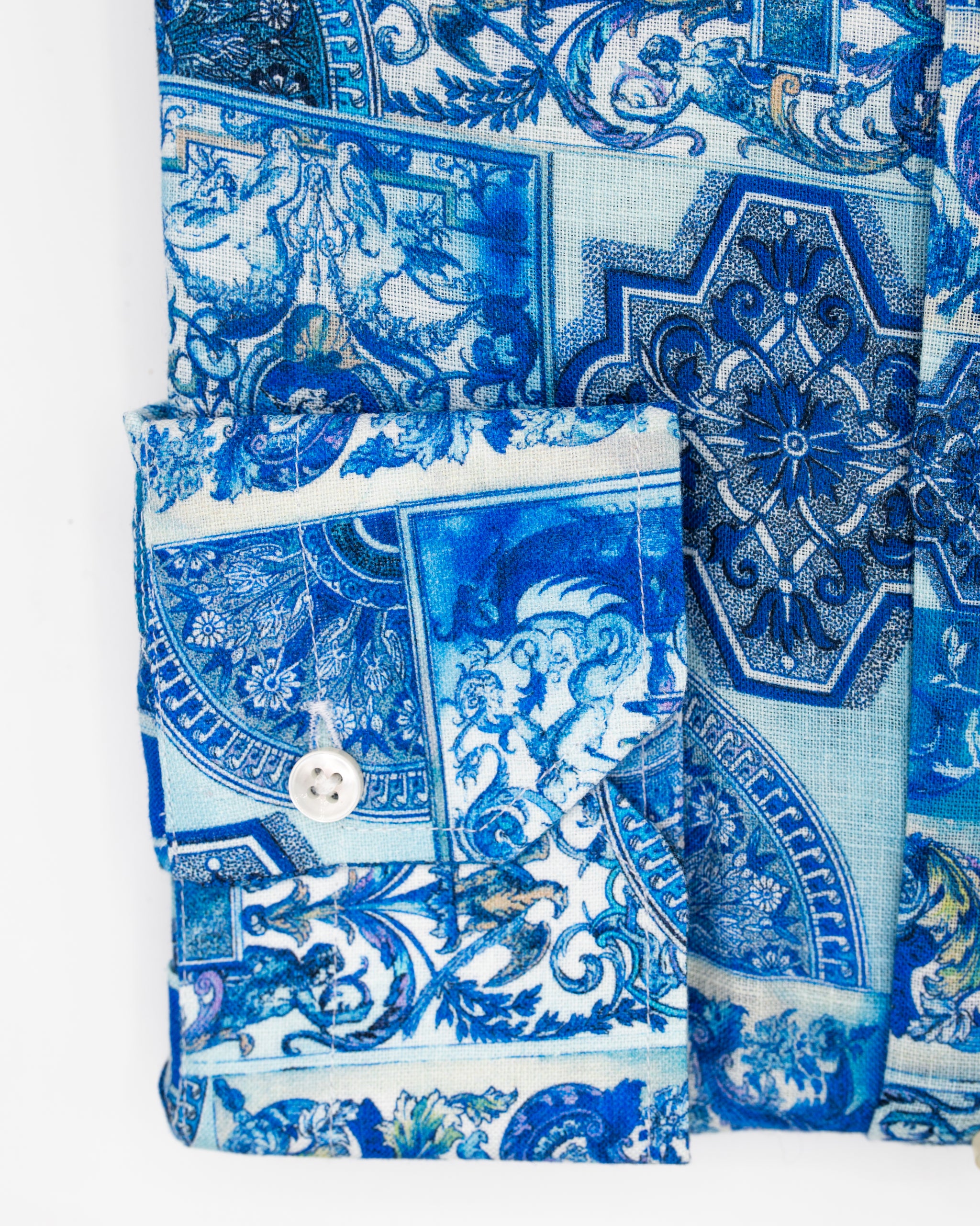 Camicia Lino stampato